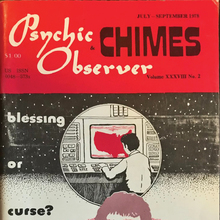 <cite>Psychic Observer &amp; Chimes</cite> magazine logos and covers