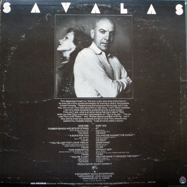 Telly Savalas – Telly album art 2