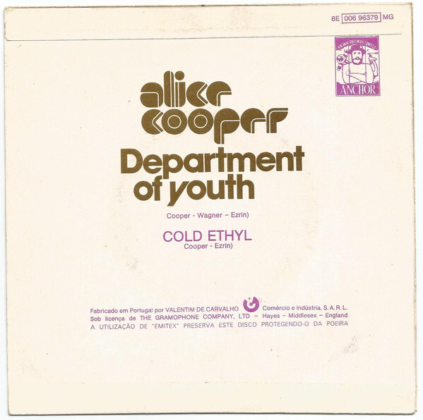 Alice Cooper – “Department Of Youth” Portuguese single cover 2