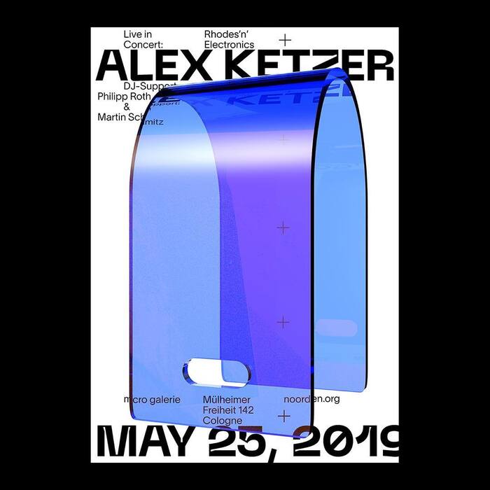 Alex Ketzer: “Rhodes’n’Electronics” concert poster 1