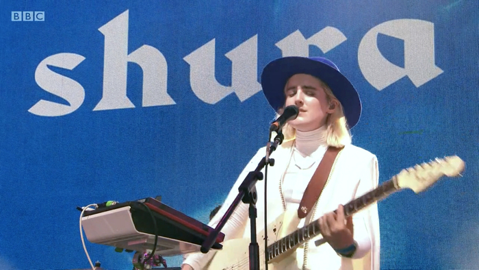 Shura performing in Glastonbury, 2019