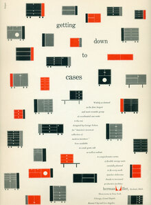 Herman Miller Ad: <cite>Getting Down to Cases</cite>