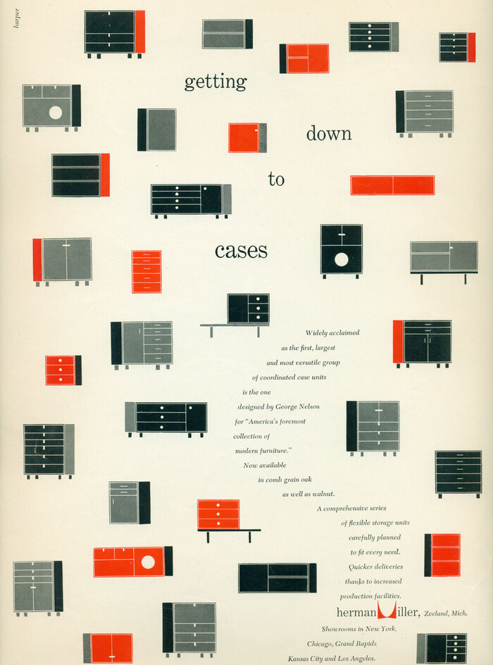 Herman Miller Ad: Getting Down to Cases