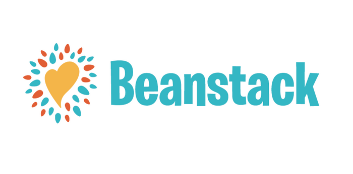 The Beanstack logo uses Burbank with its built-in bouncing baseline.