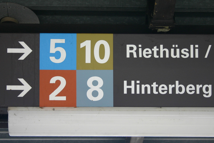 St. Gallen tram signs 1