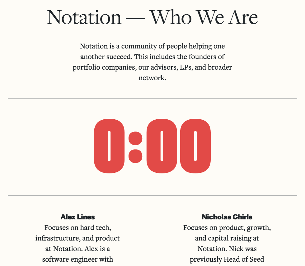 Notation Capital - Fonts In Use