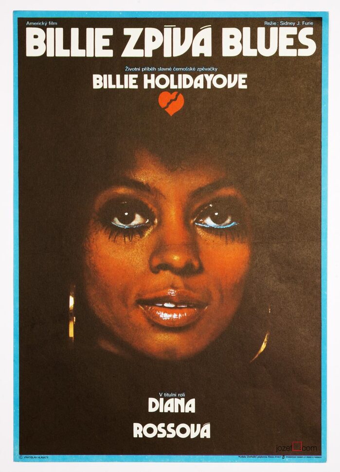 Billie zpívá blues (original title: Lady Sings the Blues), USA, 1972. Directed by Sidney J. Furie. Featuring Diana Ross, Billy Dee Williams, Richard Pryor.