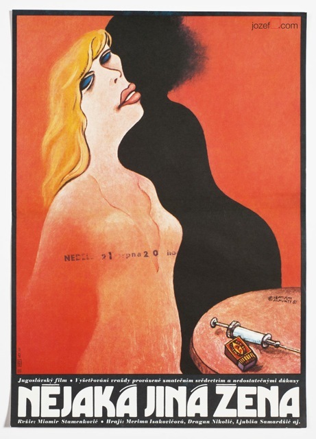 Nějaká jiná žena (“The Other Woman”, original title: Neka druga žena) Yugoslavia, 1981. Directed by Miomir Stamenković. Featuring Merima Isaković, Dragan Nikolić, Ljubiša Samardžić.