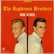 The Righteous Brothers – <cite>Back To Back </cite>album art