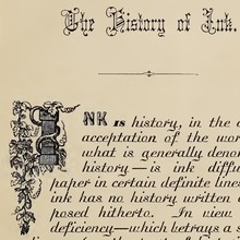 <cite>The History of Ink, Including Its Etymology, Chemistry, and Bibliography</cite>