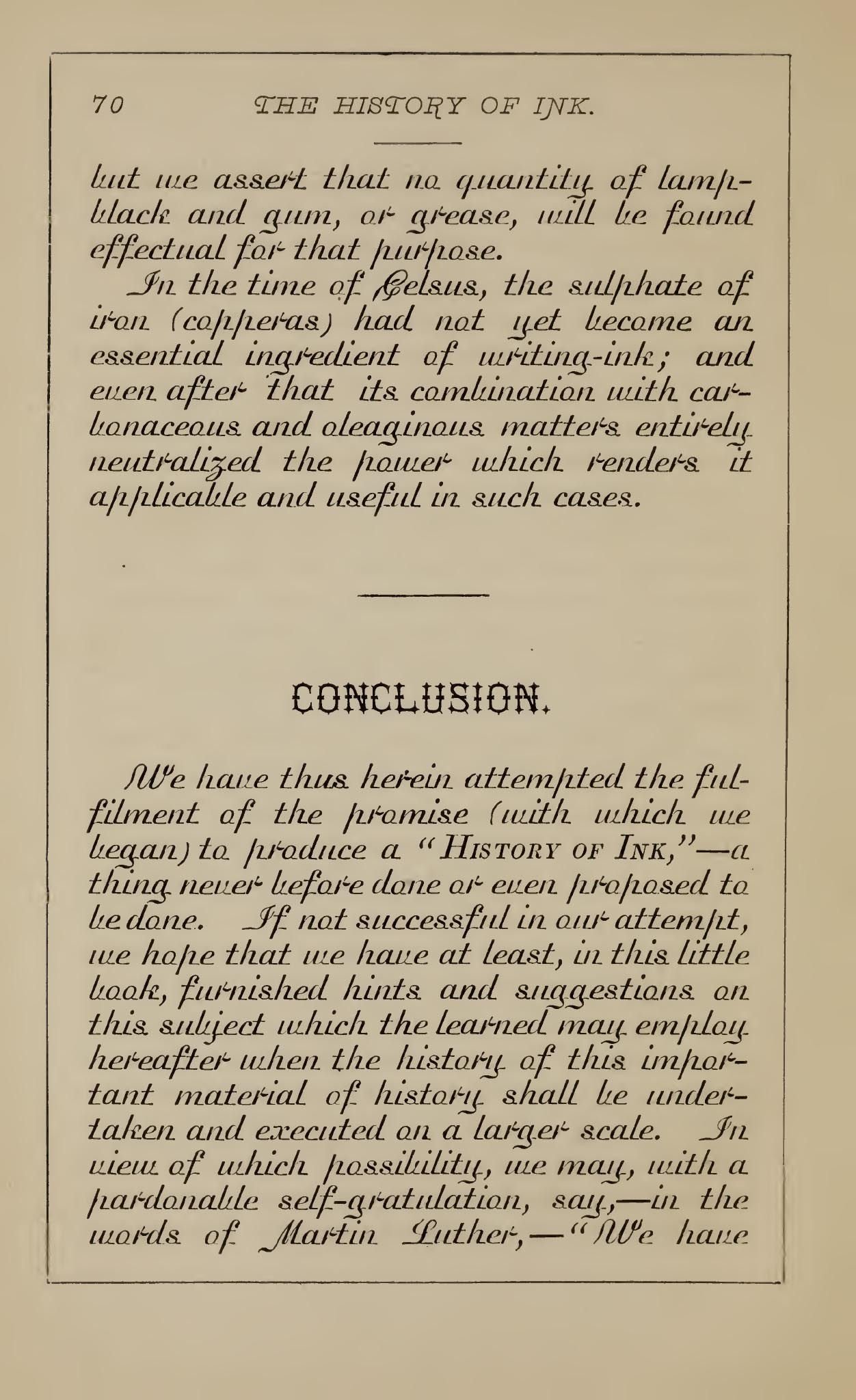 The History of Ink, Including Its Etymology, Chemistry, and ...