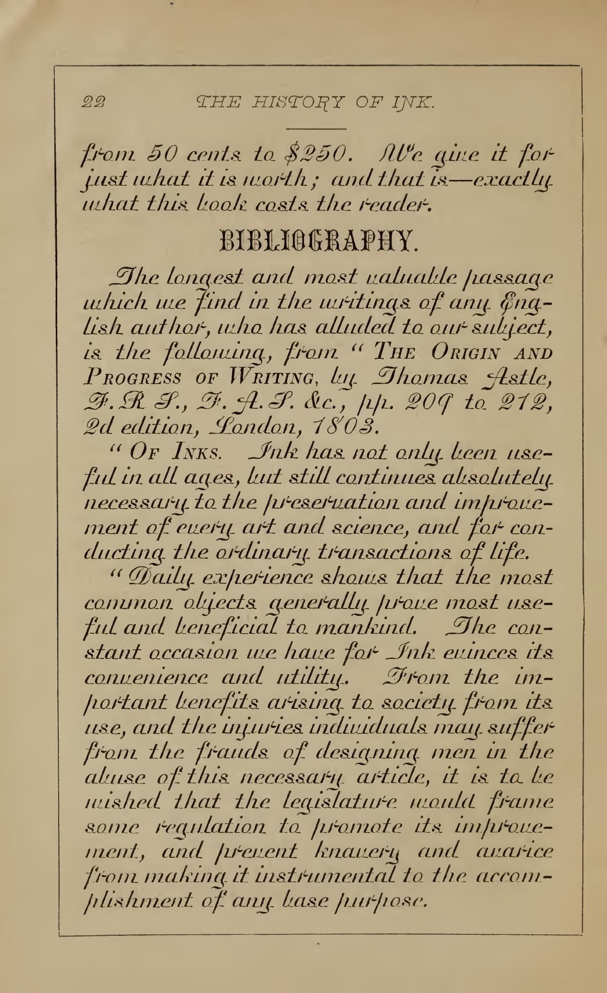 The History of Ink, Including Its Etymology, Chemistry, and ...