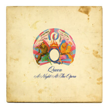 Queen – <cite>A Night at the Opera </cite>album art