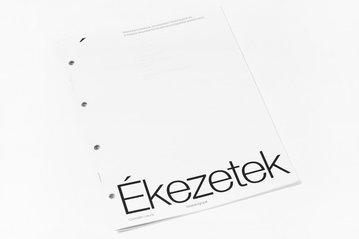 Ékezetek (Diacritics) thesis 2