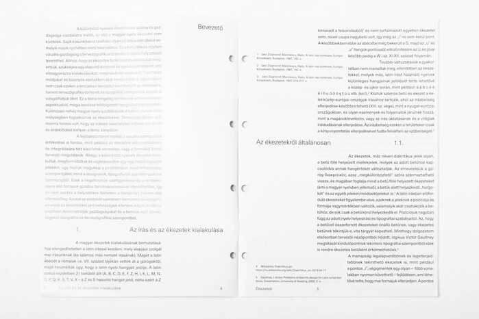 Ékezetek (Diacritics) thesis 3