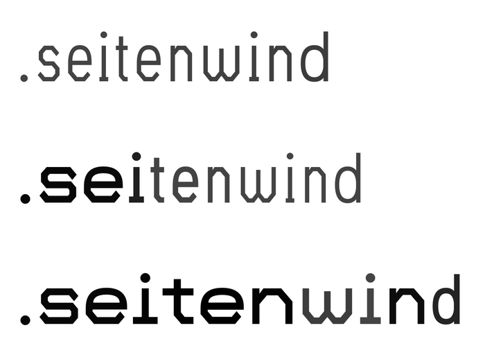 3 states of the interactive logo