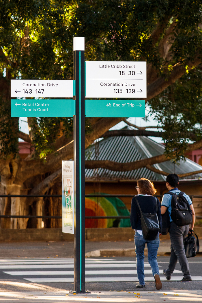 Milton Green wayfinding and signs 2