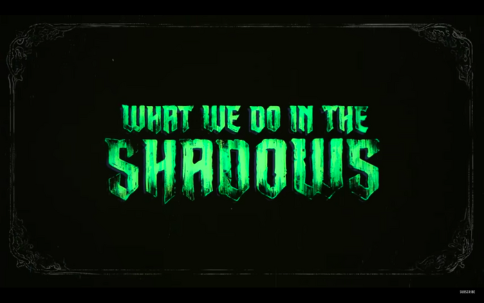 Logo version with textured letters as seen in the first look trailer.