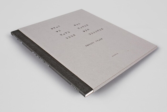 Spine and slip case. The visual diaries each have 48 pages and measure 20.5×25 cm.