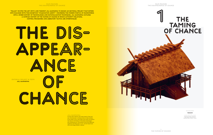 Spread from Palais magazine, #16.