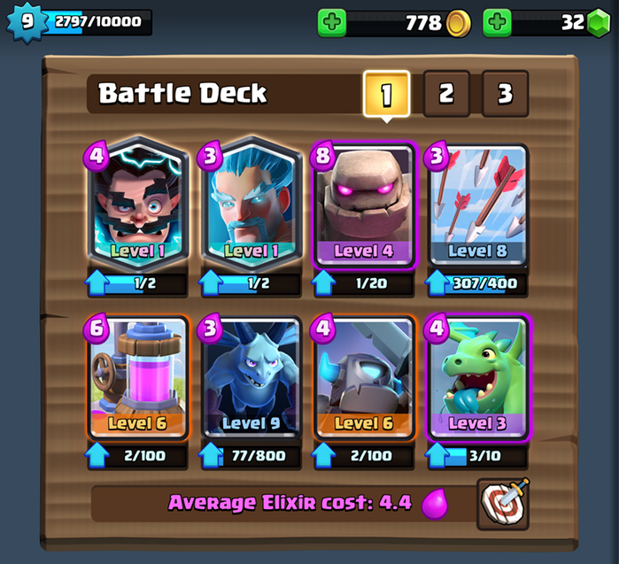Customized version in Clash Royale