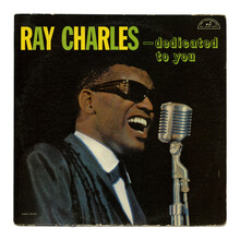 Ray Charles – <cite>Dedicated To You</cite> album art