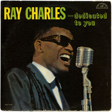 Ray Charles – <cite>Dedicated To You</cite> album art