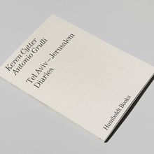 <cite>Tel Aviv – Jerusalem Diaries</cite>