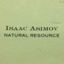 Isaac Asimov’s business card