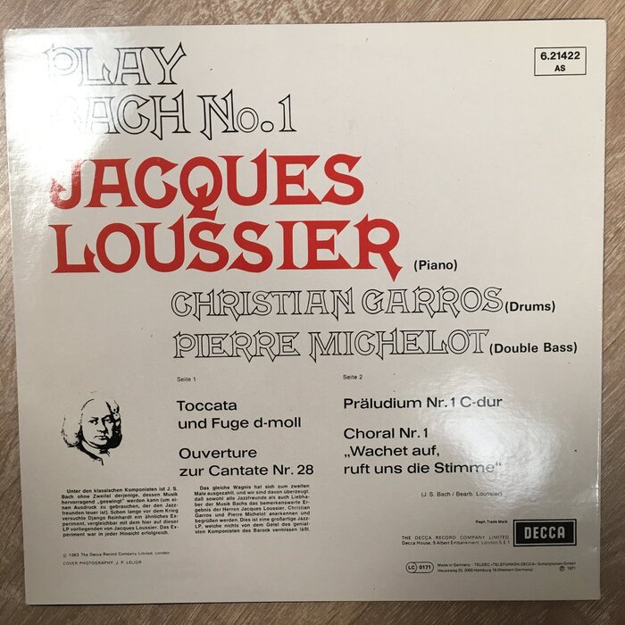 Jacques Loussier – Play Bach 2