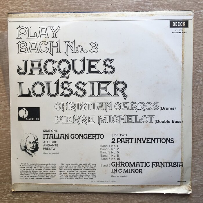 Jacques Loussier – Play Bach 6