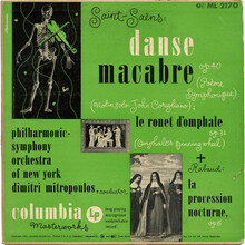 Philharmonic-Symphony Orchestra of New York – <cite>Danse Macabre</cite> et al. album art