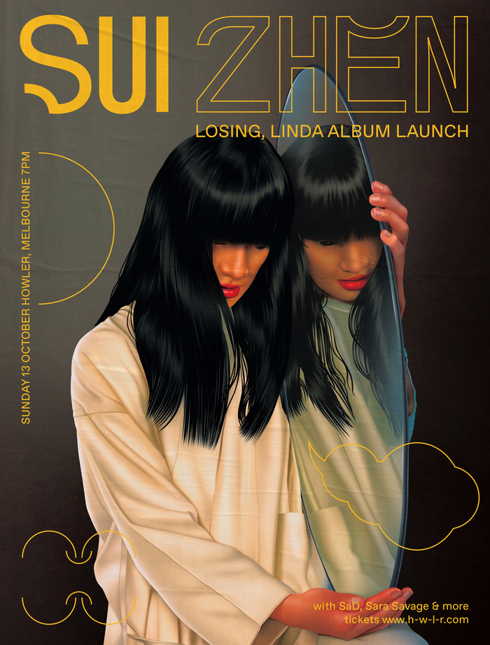 Album launch poster. Illustration by Keith Rankin.