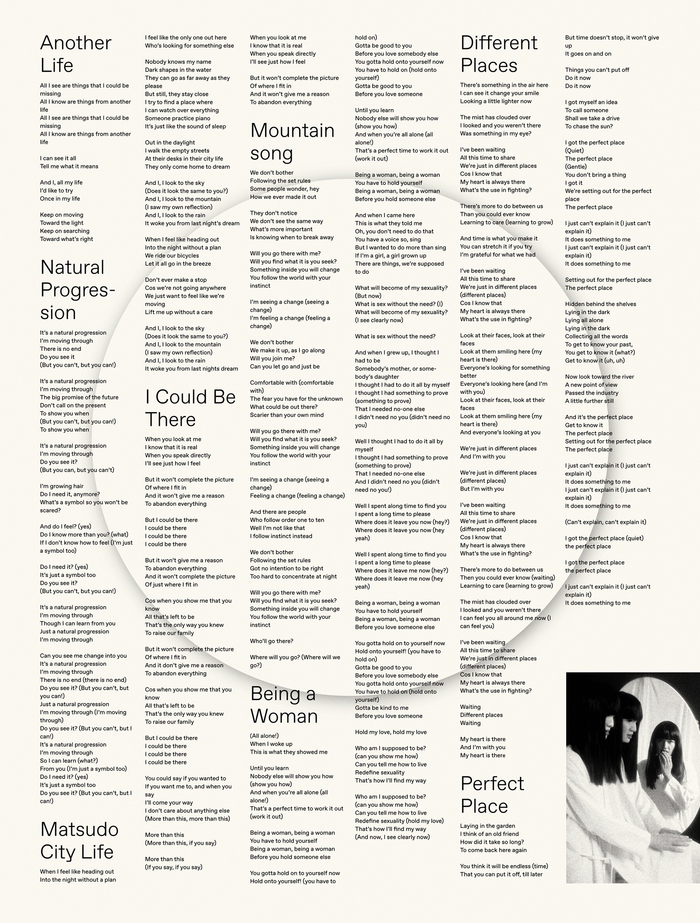 Poster insert back.