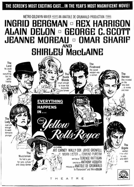 The Yellow Rolls-Royce (1964) movie posters 5
