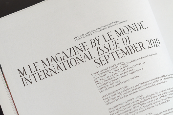 M Le Magazine Du Monde International, issue 01, 2019 2