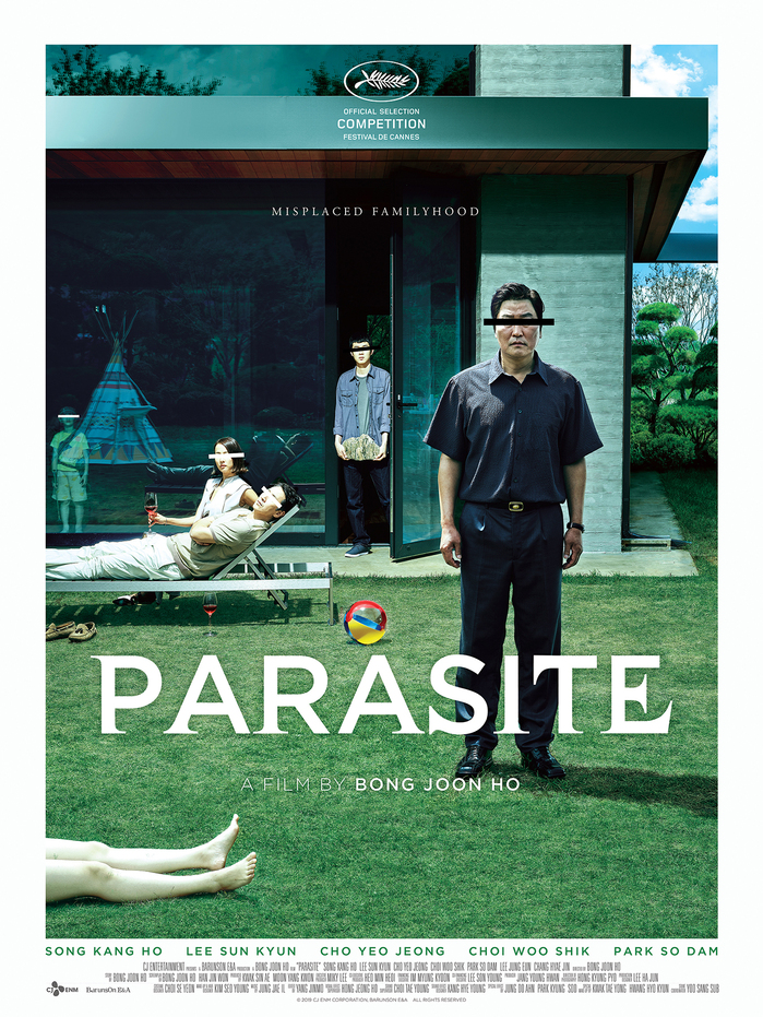 Theatrical one-sheet for Bong Joon Ho's Parasite (2019).