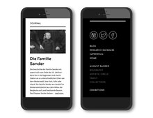 August Sander Stiftung website