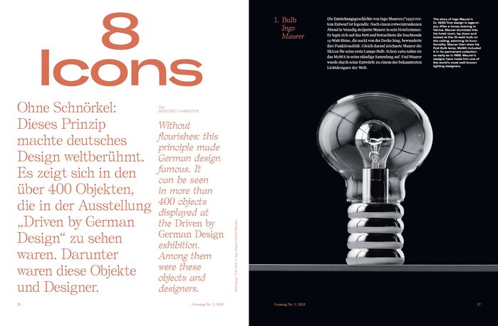 Spread from issue 1, 2018.