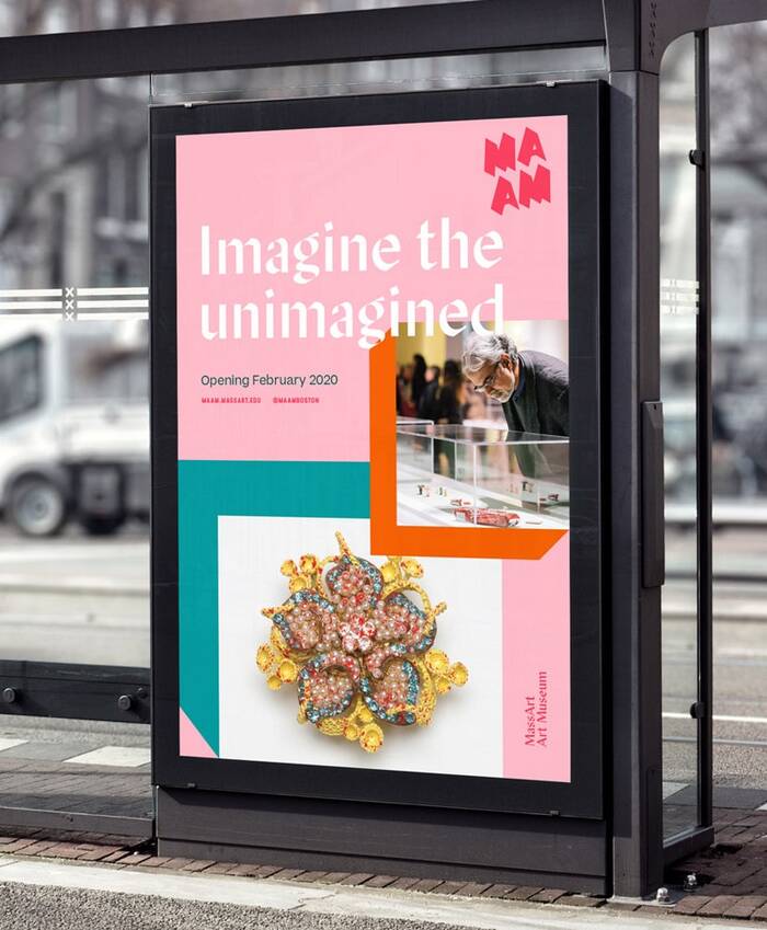 MassArt Art Museum identity 4