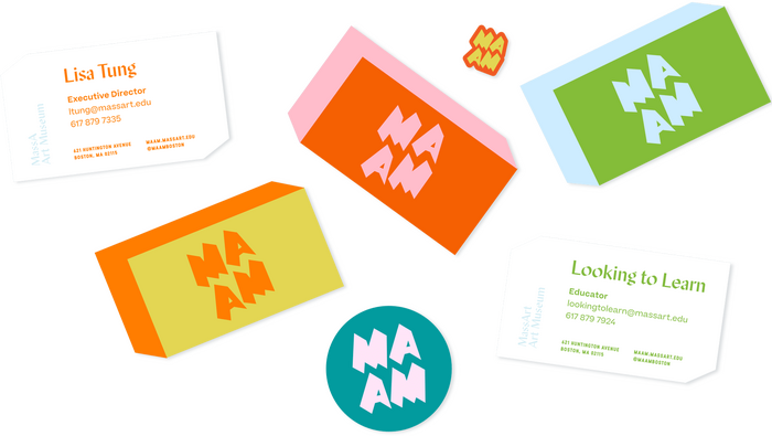 MassArt Art Museum identity 3
