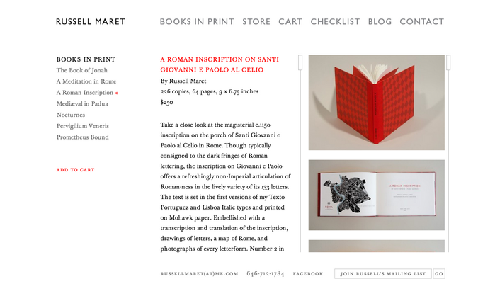 Russell Maret website 2