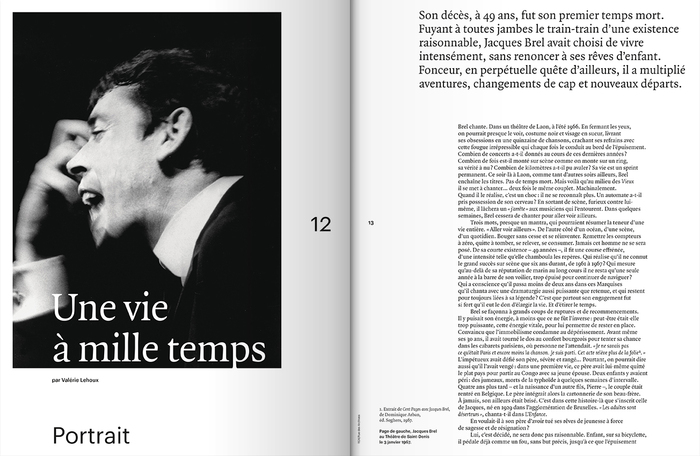 Télérama Hors-Série Nº 214, “L’aventure Brel”, Sept 2018 2