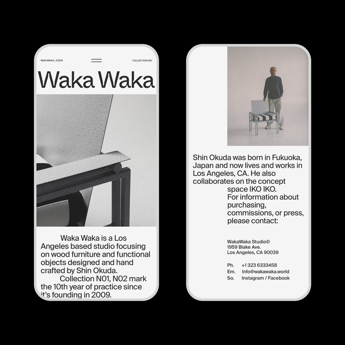 Waka Waka, Collection N01 8