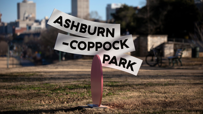“Way-finding totems are commonly placed where paths intersect, or where the path/orientation is not immediately clear.” — OCD