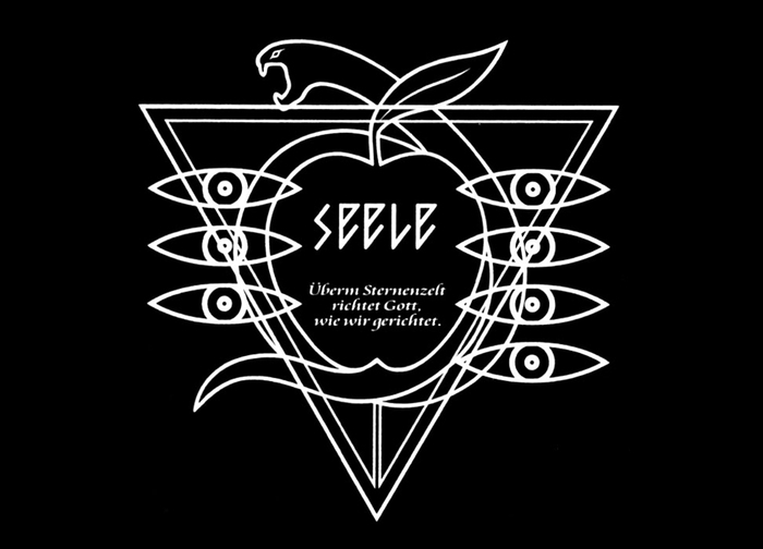 The shadowy cabal SEELE&rsquo;s logotype is probably the only occurrence of a chancery serif (Bitstream&rsquo;s ) in Evangelion.