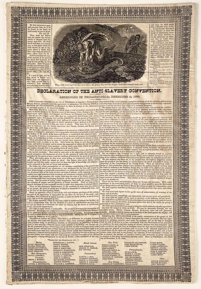 Declaration of the Anti-Slavery Convention 1