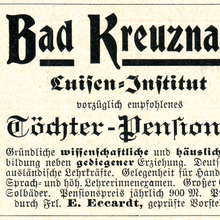 Luisen-Institut  and Gotha III ads (1906)