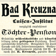 Luisen-Institut and Gotha III ads (1906)