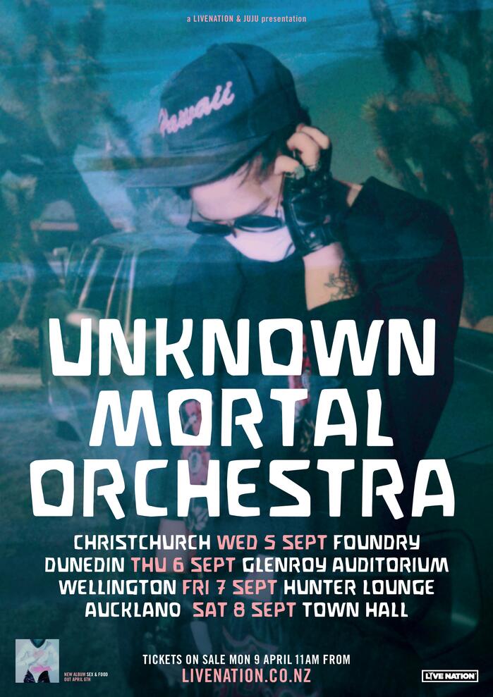 Poster for New Zealand / Australia tour 2018.